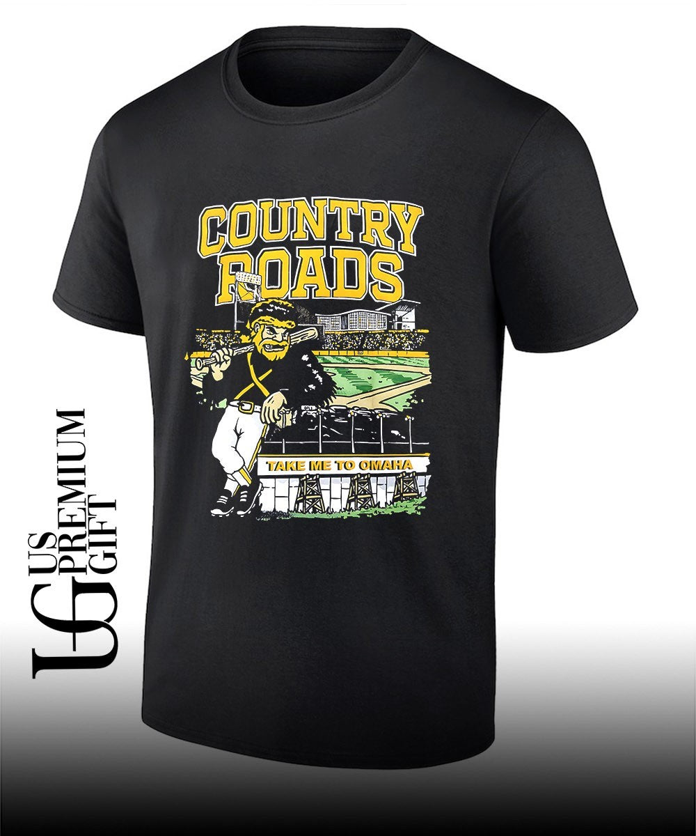 West Virginia Mountaineers Baseball NCAA Country Roads Take Me to Omaha 2026 mascot shirt