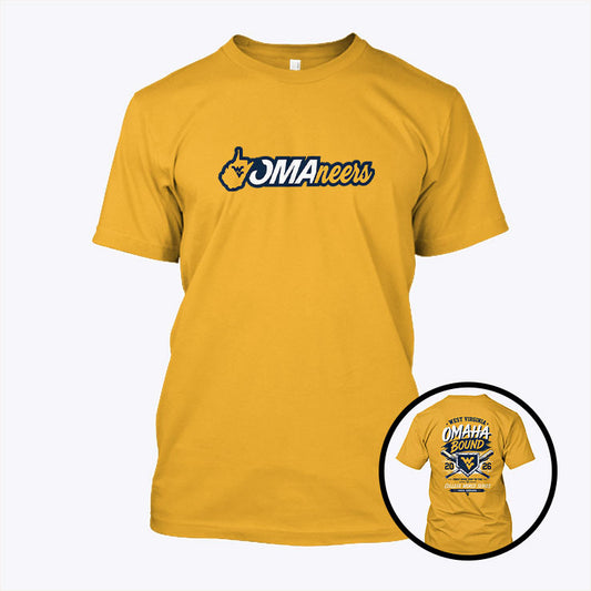 West Virginia Mountaineers Omaha Bound 2026 College World Series WVU Baseball T Shirt