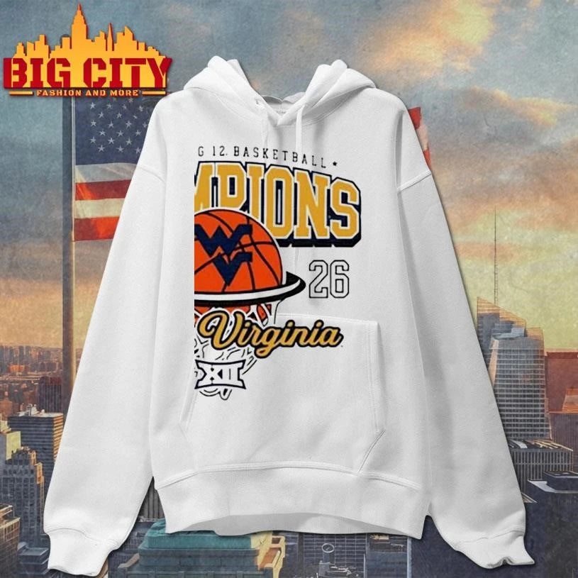 West Virginia Womens Big 12 Basketball Champions 2026 Shirt