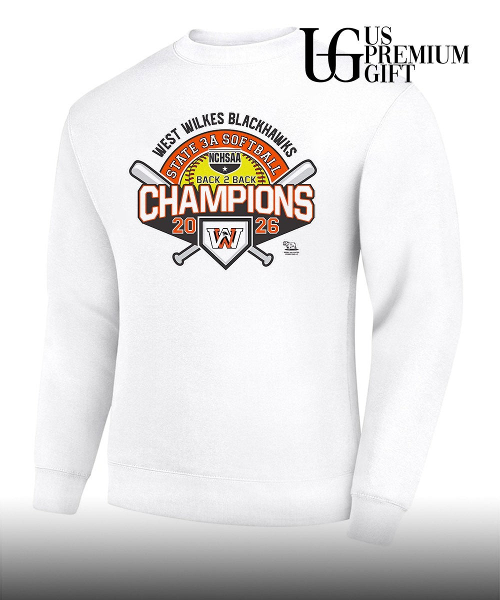 West Wilkes Blackhawks NCHSAA 3A Softball State Champions 2026 shirt
