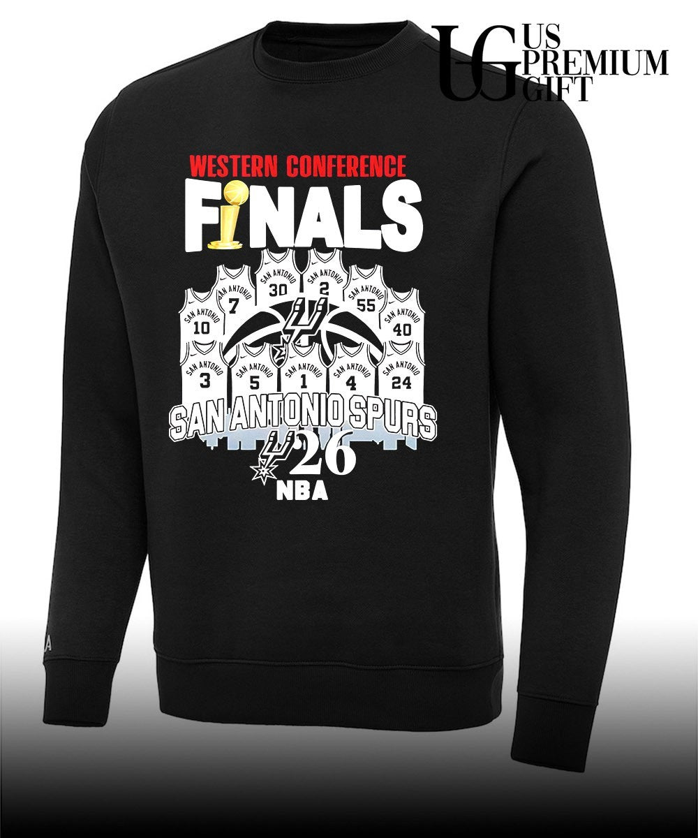 Western Conference Finals San Antonio Spurs 2026 NBA Player shirt