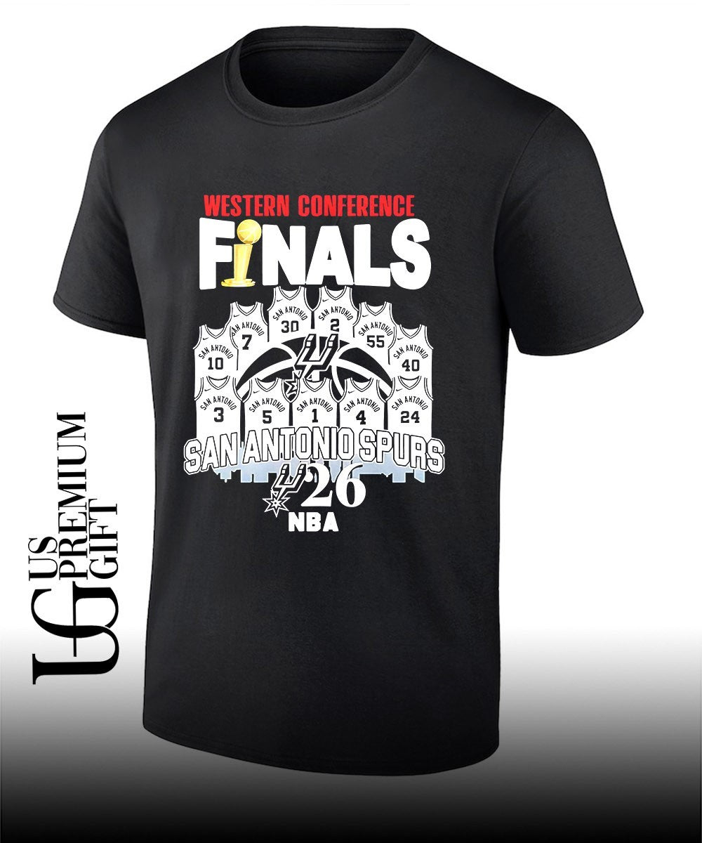 Western Conference Finals San Antonio Spurs 2026 NBA Player shirt