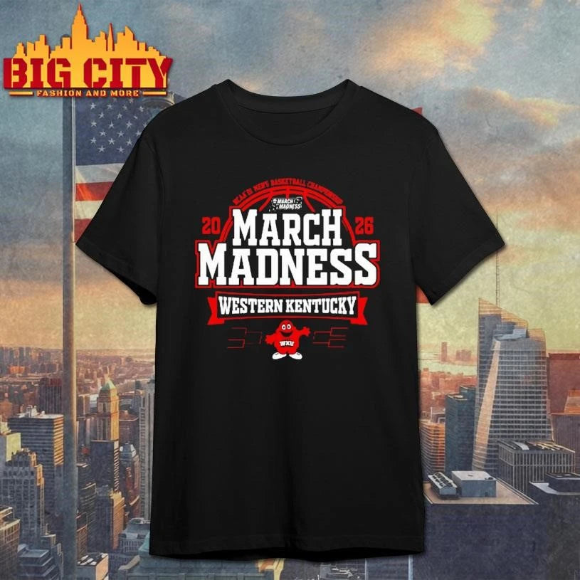 Western Kentucky Hilltoppers 2026 Ncaa Di Mens Basketball Championship March Madness Bound Shirt