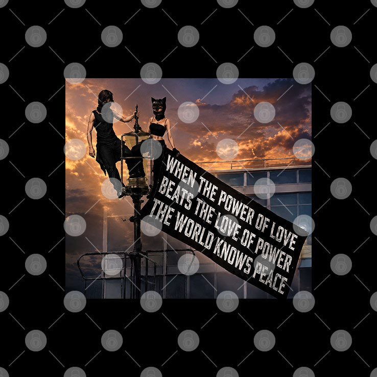 When The Power Of Love Beats The Love Of Power Empire State Building Shirt