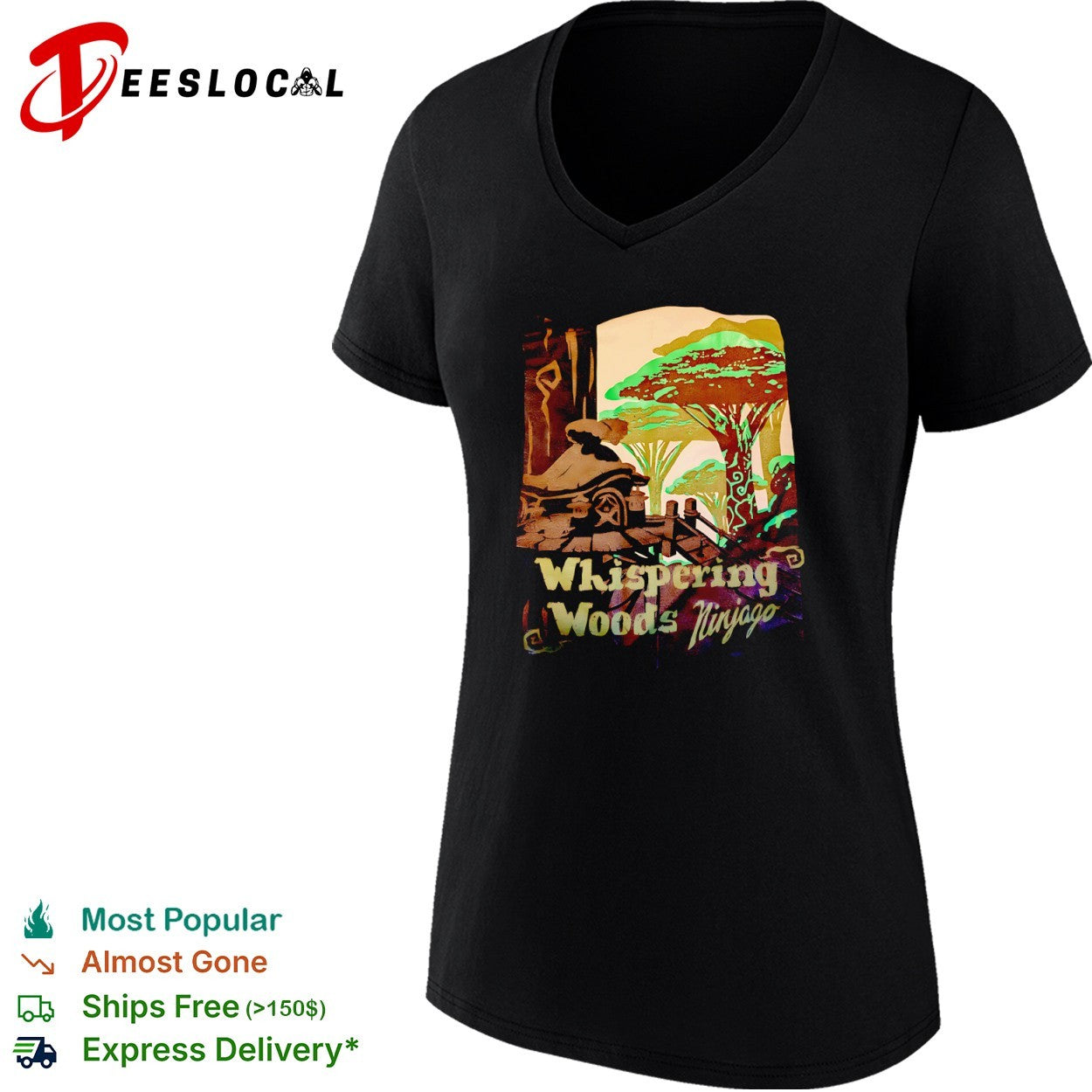 Whispering Woods Ninjago Forest Temple Scene Lego Ninjago Masters of Spinjitzu shirt