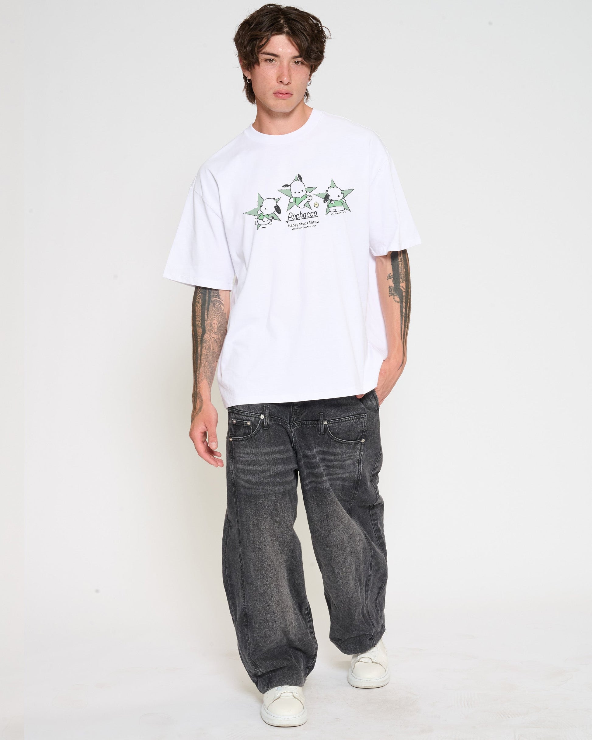 Pochacco Happy Steps Oversized Tee