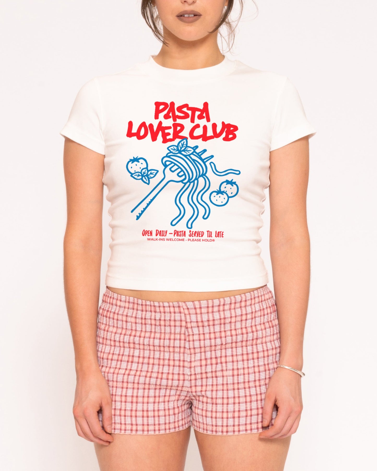 Pasta Lover Club Longline Baby Tee