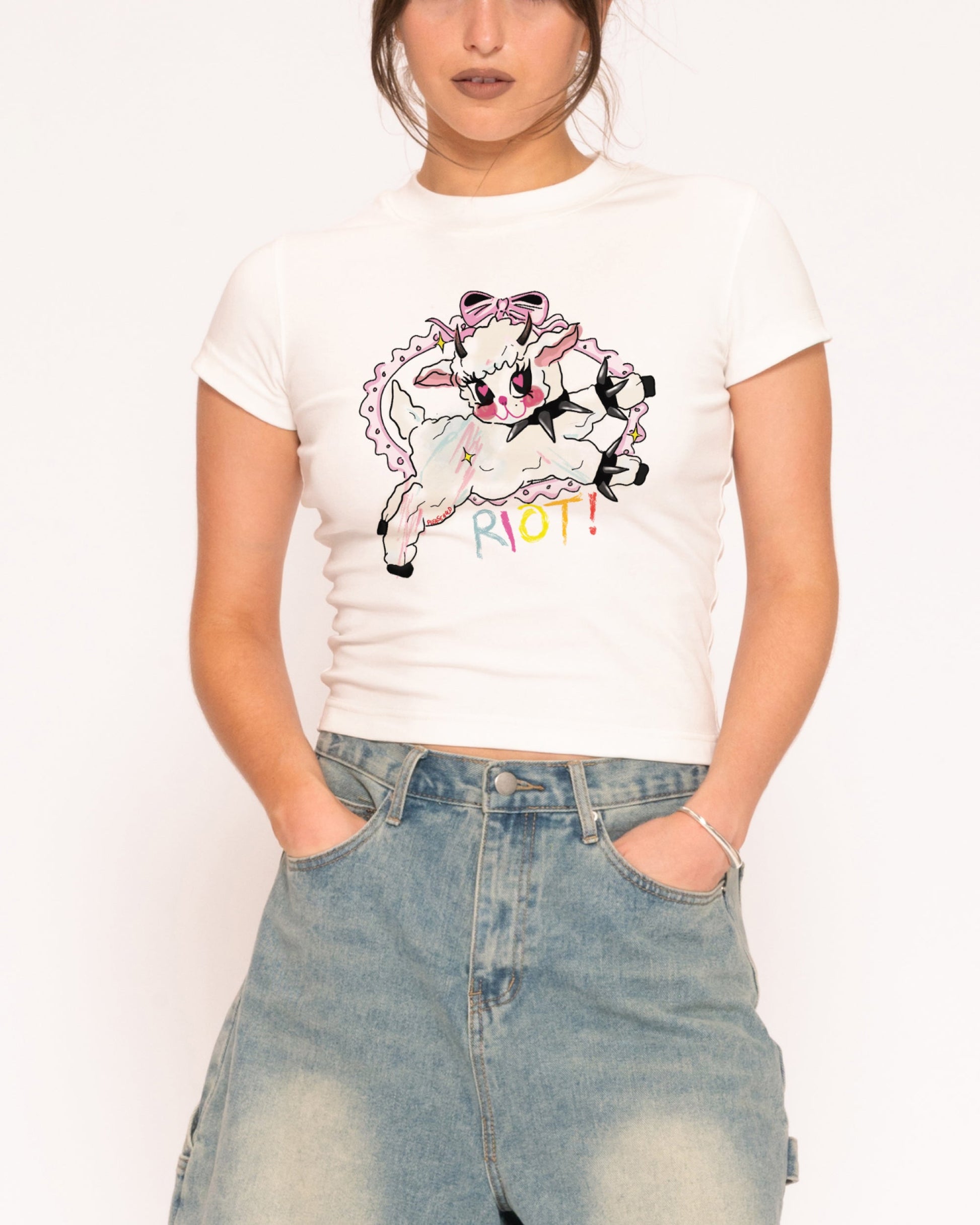 Riot Longline Baby Tee