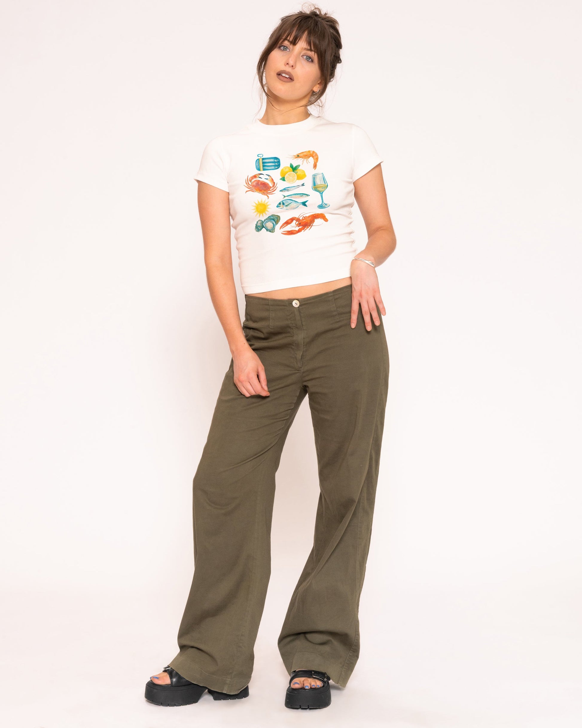 Seafood Platter Longline Baby Tee
