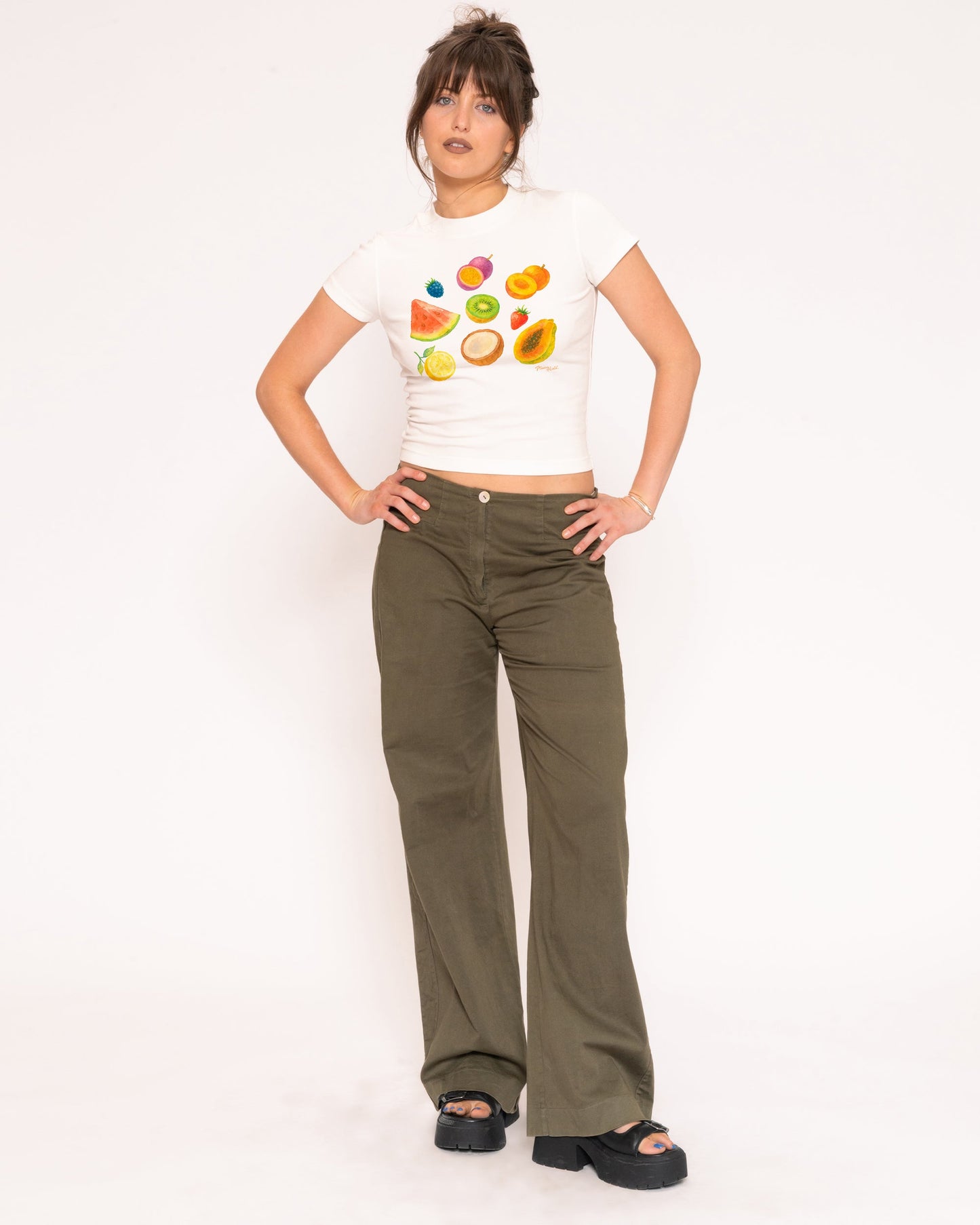 Fruit Platter Longline Baby Tee