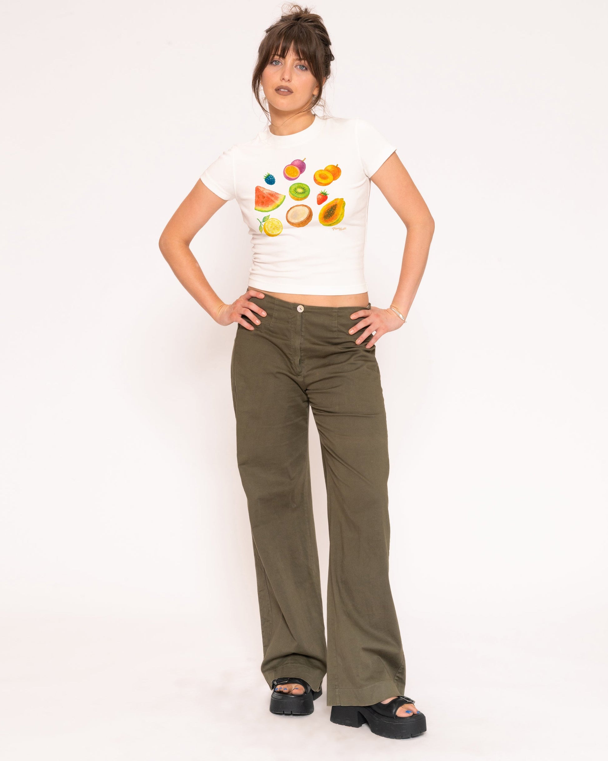 Fruit Platter Longline Baby Tee