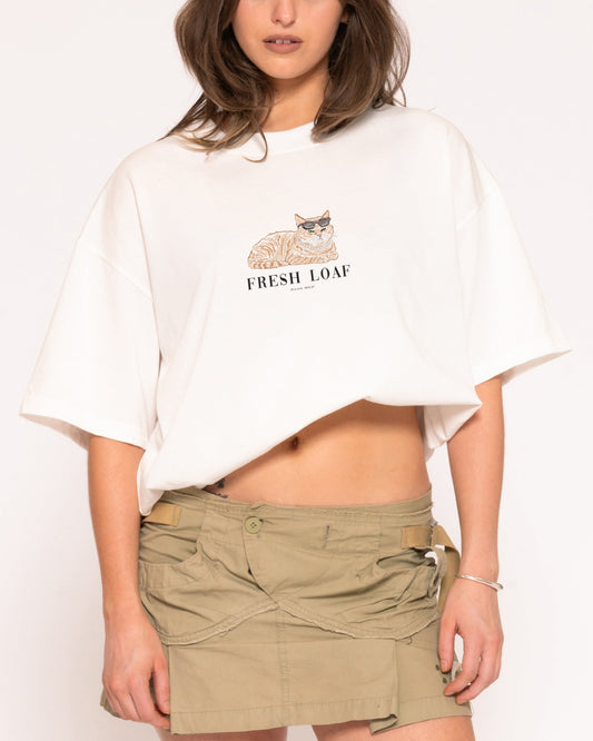Fancy Fresh Loaf Boxy Crop Tee