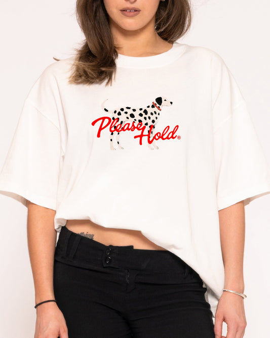 Dalmatian Boxy Crop Tee
