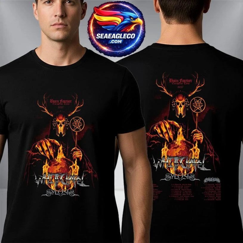 Whitechapel Burn Forever European Tour 2027 Schedule Tour Dates Two Sided Shirt