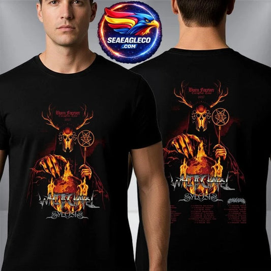 Whitechapel Burn Forever European Tour 2027 Schedule Tour Dates Two Sided Shirt