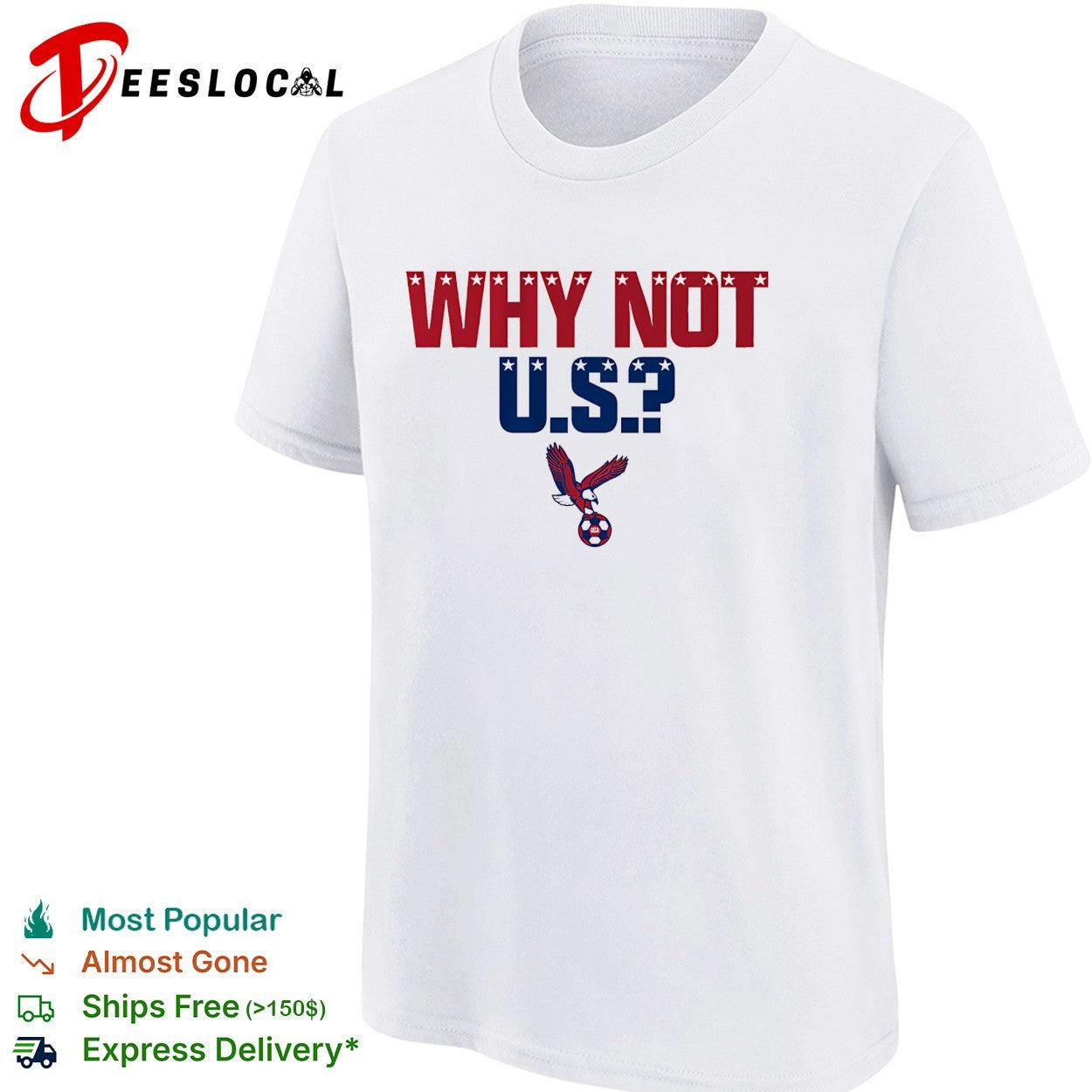 Why not US eagle soccer shirt