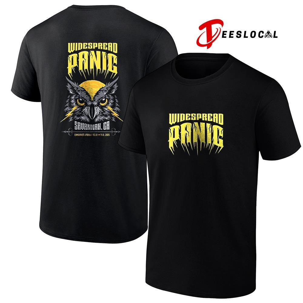 Widespread Panic Savannah Georgia Enmarket Arena the owl shirt