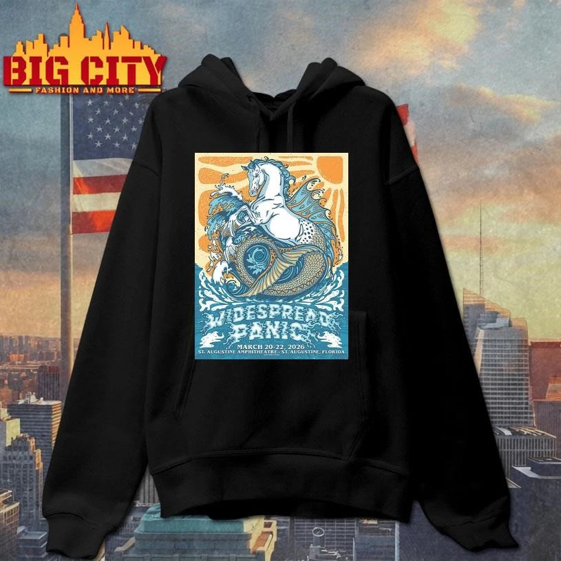 Widespread Panic St Augustine Florida 2026 Event Poster Shirt