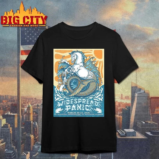 Widespread Panic St Augustine Florida 2026 Event Poster Shirt
