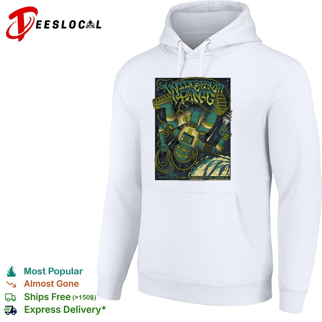 Widespread Panic concert poster shirt