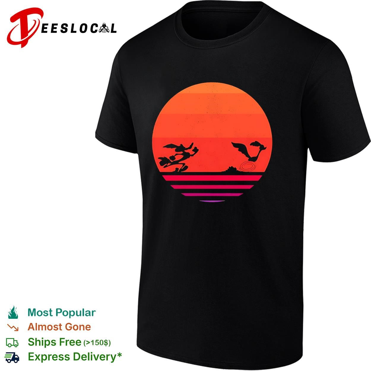 Wile E Coyote and Road Runner shirt
