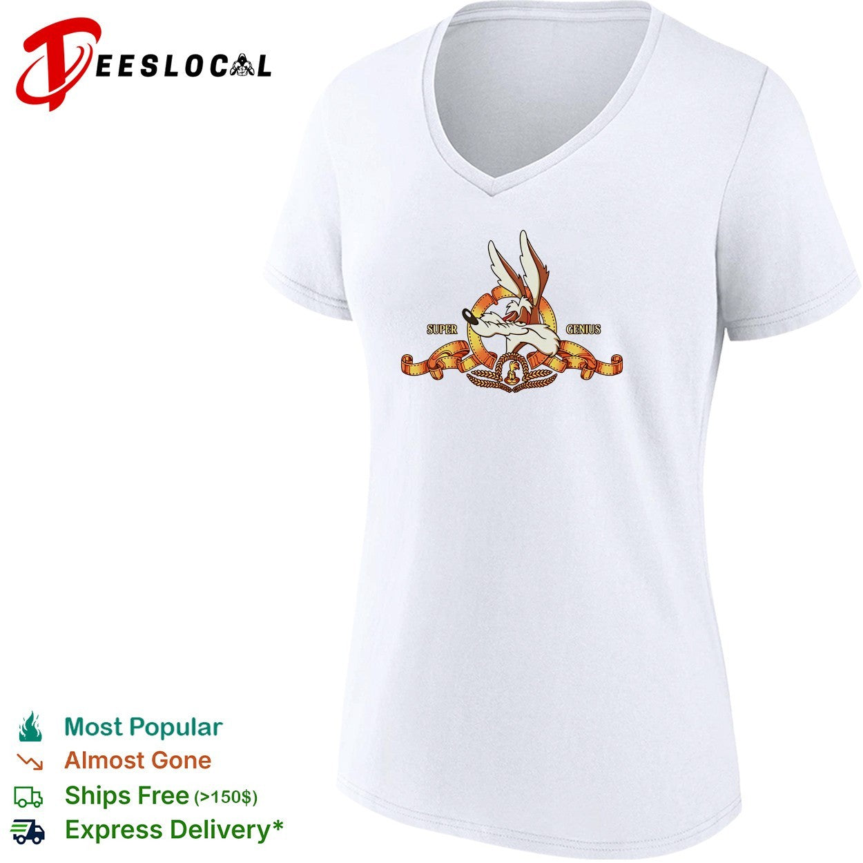 Wile E Coyote super genius shirt