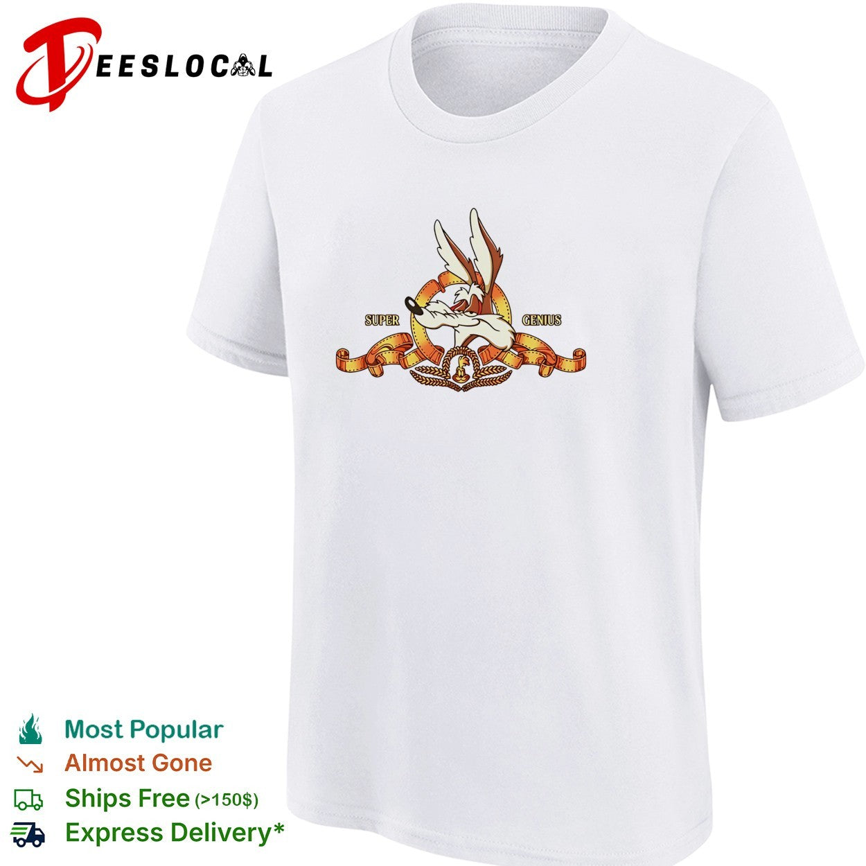 Wile E Coyote super genius shirt
