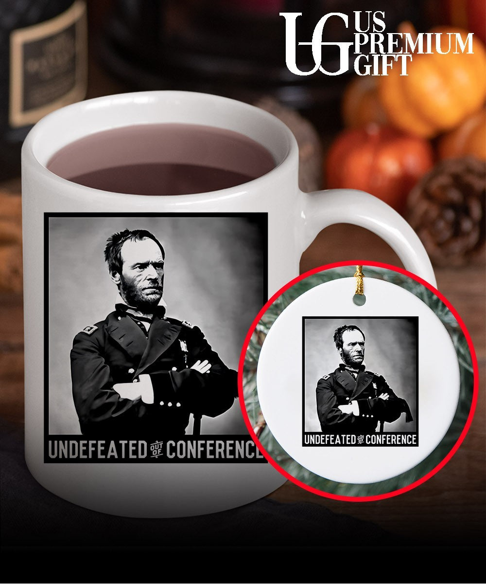 William Tecumseh Sherman American Civil War General undefeated out of conference shirt
