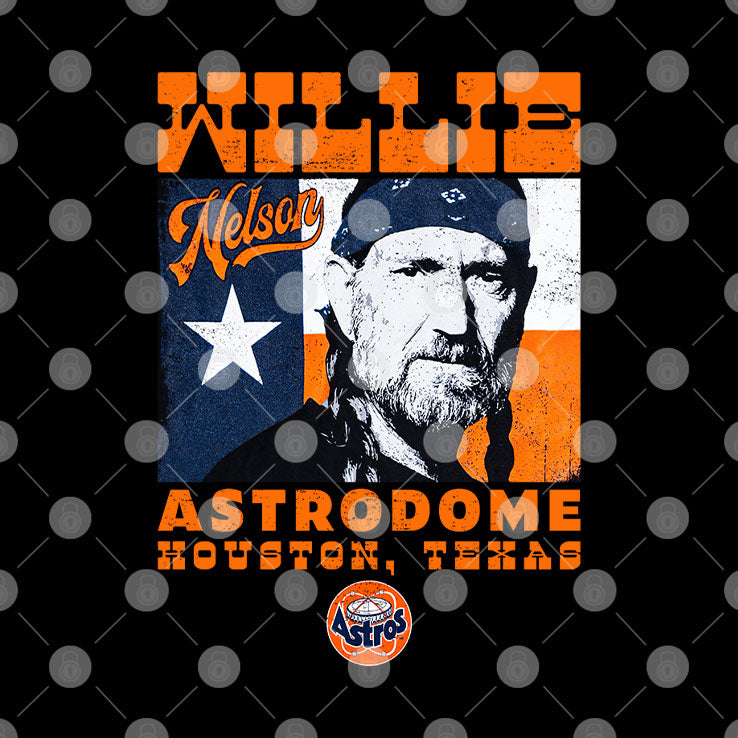 Willie Nelson 1985 Houston Astrodome Texas T Shirt