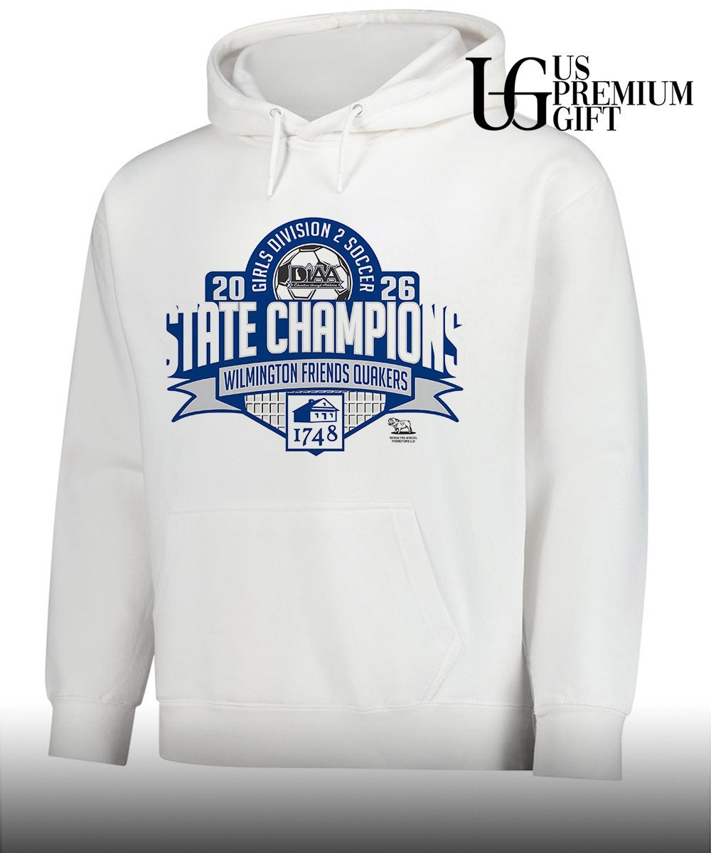 Wilmington Friends Quakers DIAA Girls Division 2 Soccer State Champions 2026 shirt