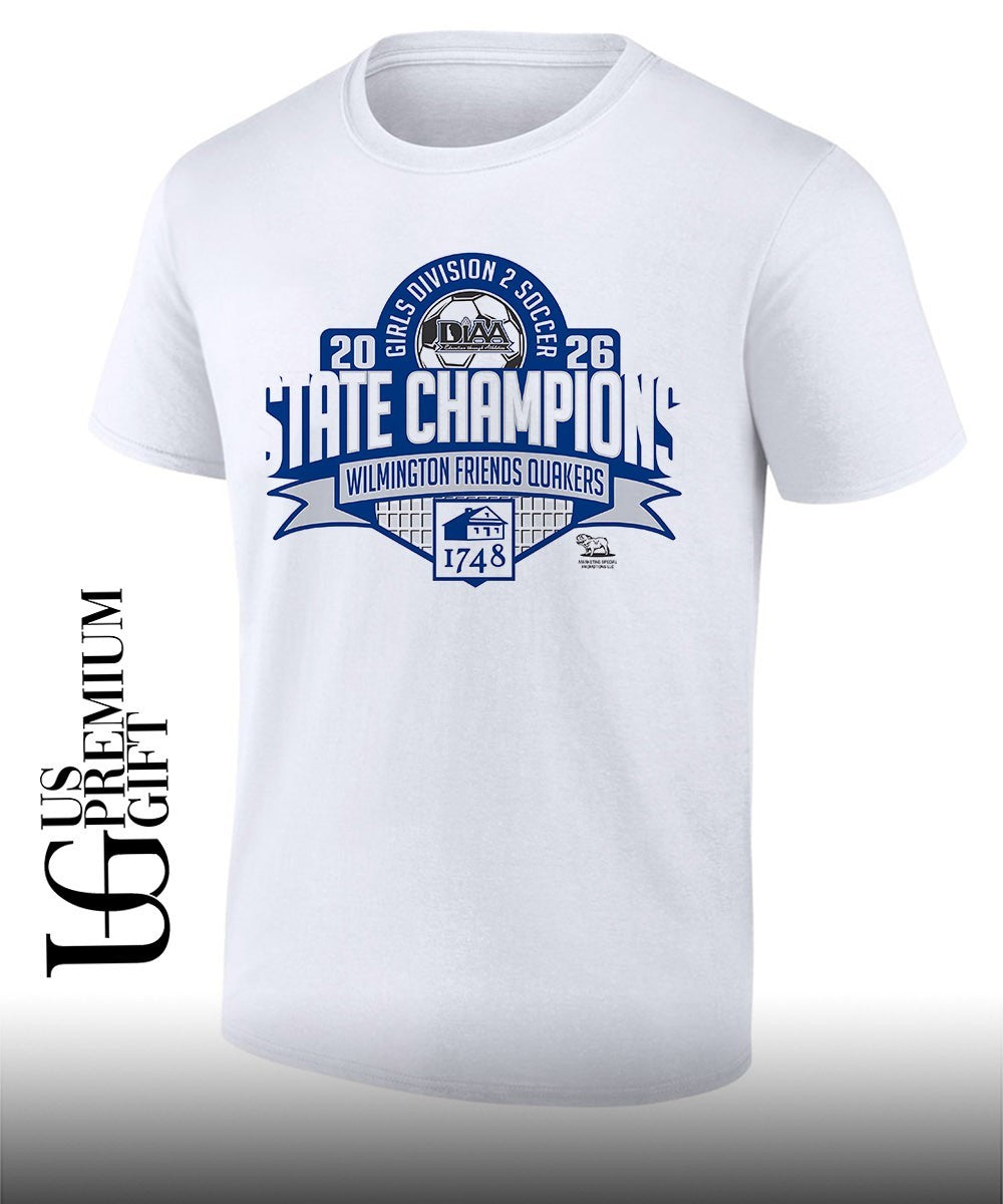 Wilmington Friends Quakers DIAA Girls Division 2 Soccer State Champions 2026 shirt