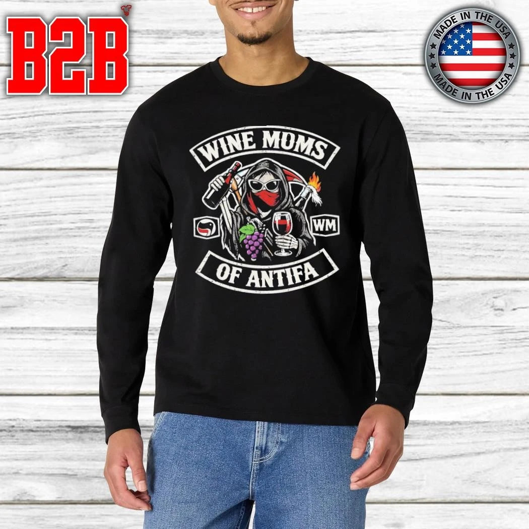 Wine Moms of Antifa Shirt