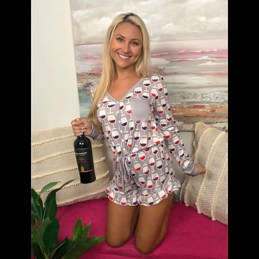 Wine Time Romper