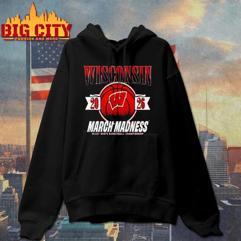 Wisconsin Badgers March Madness Ncaa Mens Basketball Championship 2026 Shirt
