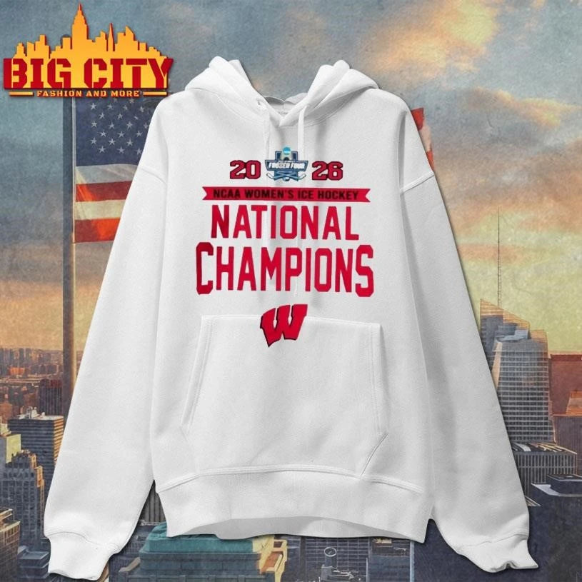 Wisconsin Badgers Ncaa Frozen Four Womens Ice Hockey National Champions 2026 Shirt