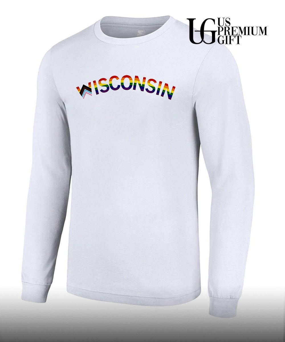 Wisconsin Pride Month 2026 LGBTQ rainbow shirt