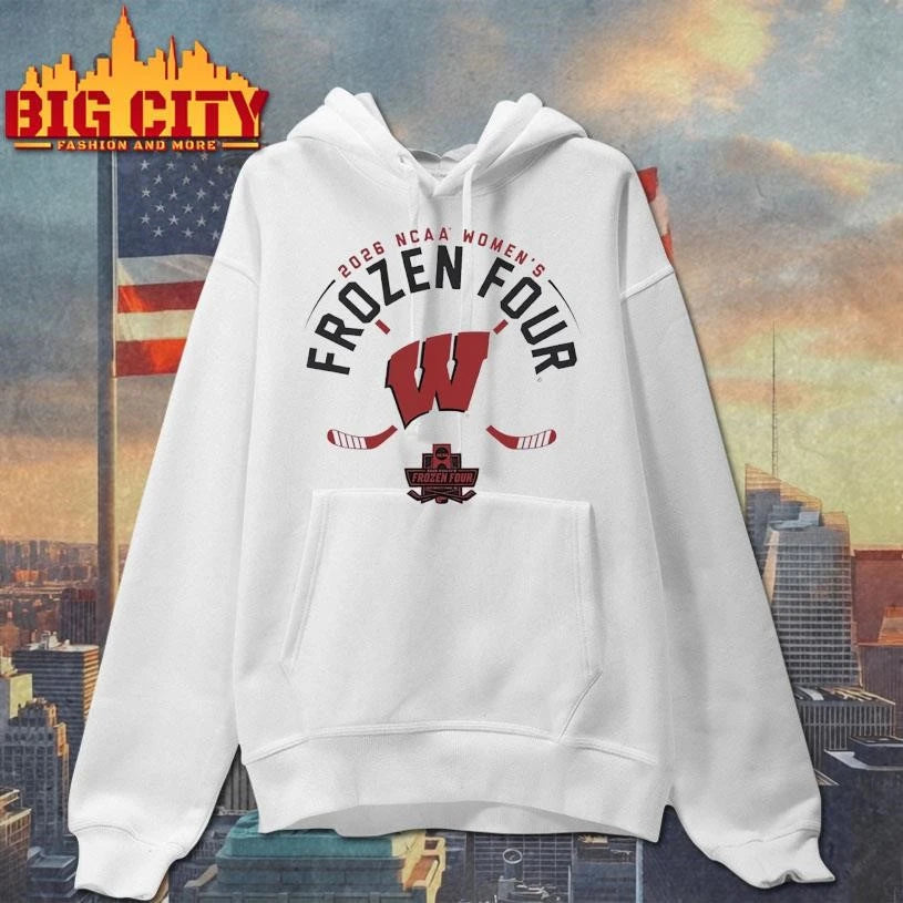 Wisconsin Womens Hockey 2026 Frozen Four Minimalist Shirt
