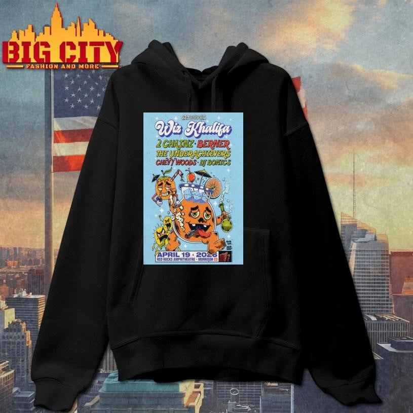 Wiz Khalifa Red Rocks In Morrison CO 4-19-2026 Poster Shirt