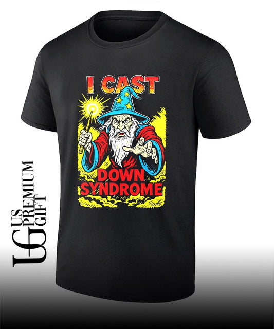 Wizard Fantasy Role Playing Game I Cast Down Syndrome shirt