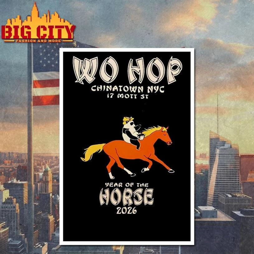Wo Hop Chinatown NYC Year Of The Horse 2026 T-shirt