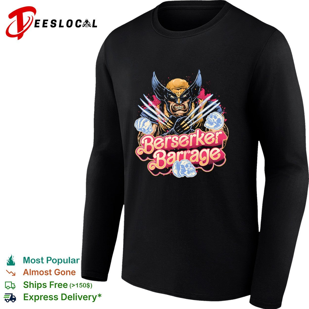 Wolverine Berserker Barrage shirt