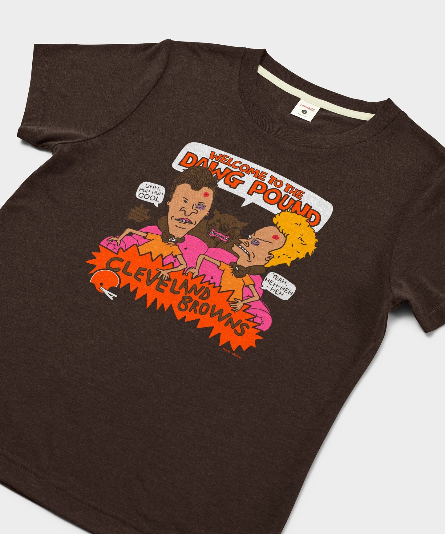 Women's Beavis And Butt-Head X Cleveland Browns Dawg Pound