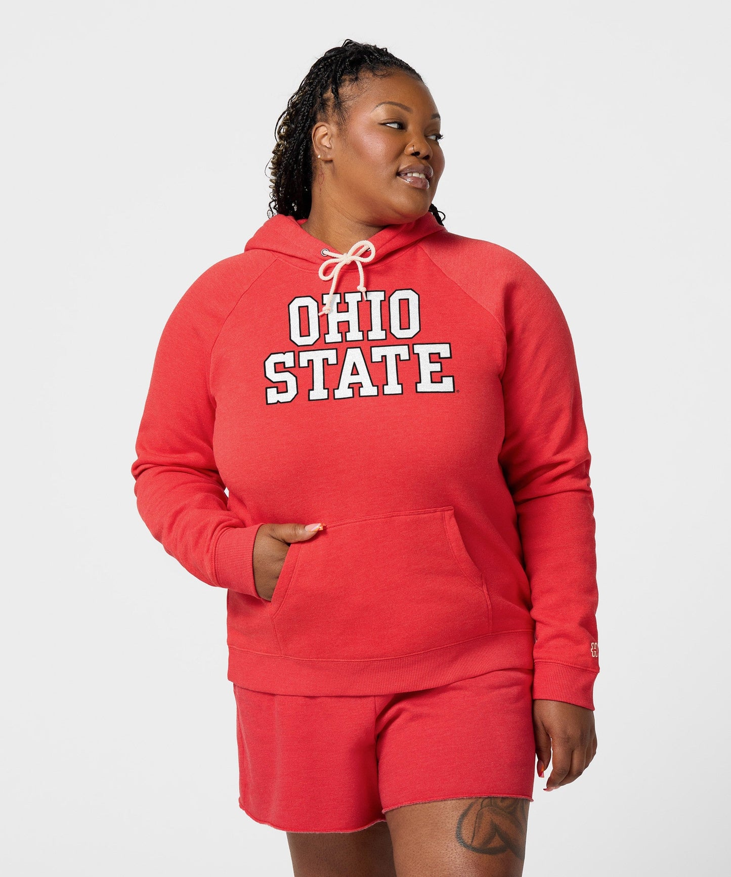 Women's Block Ohio State Hoodie