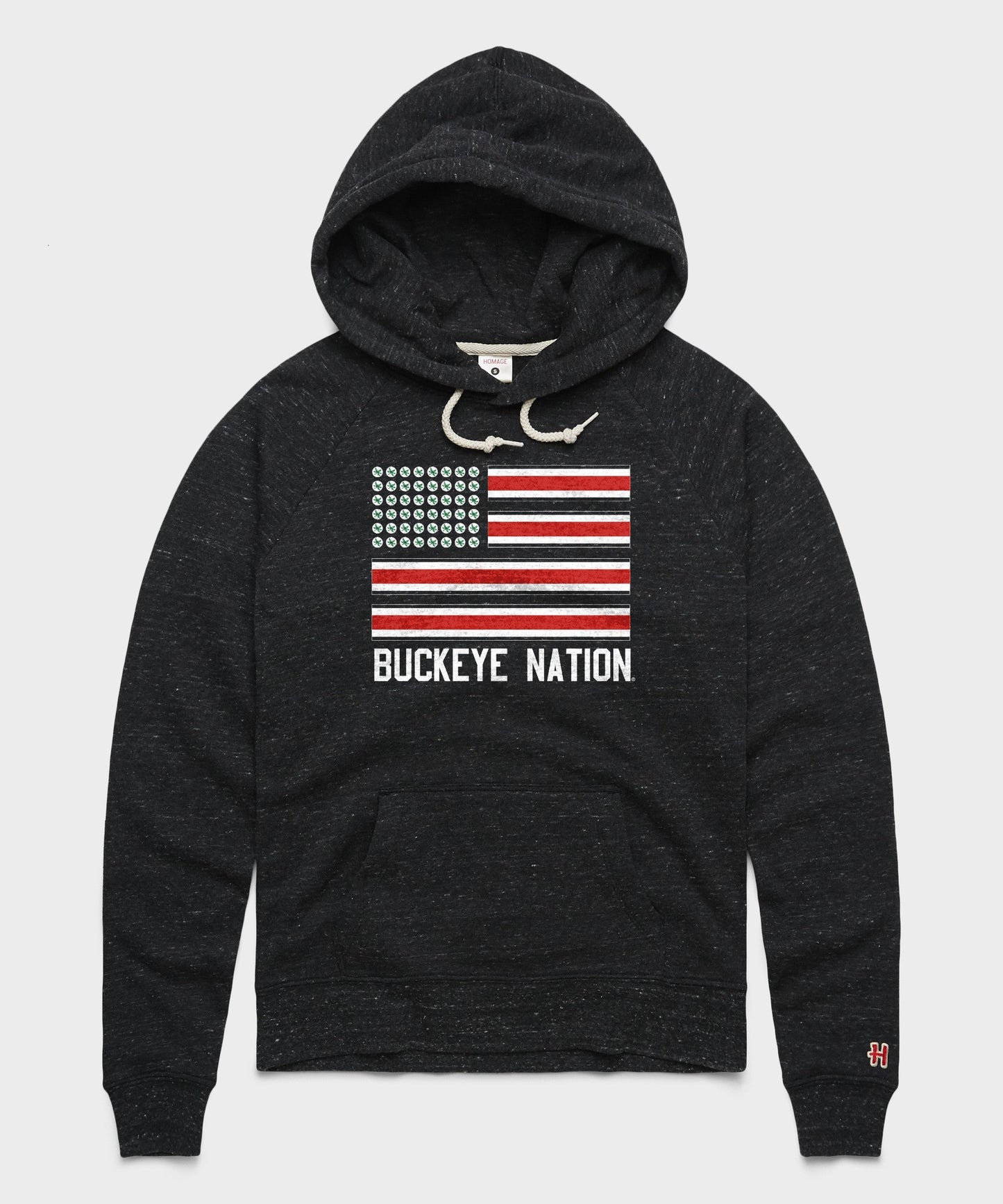 Women's Buckeye Nation Flag Hoodie