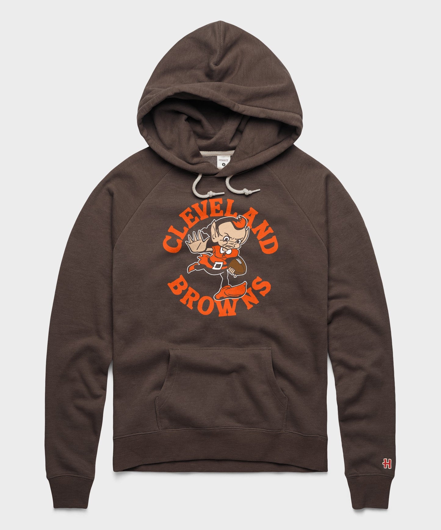 Women's Cleveland Browns Brownie Stiff Arm Hoodie