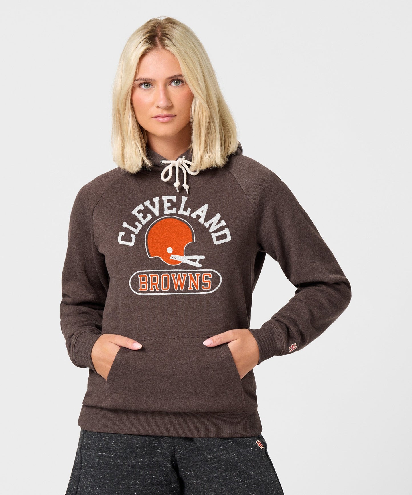 Women's Cleveland Browns Throwback Helmet Hoodie