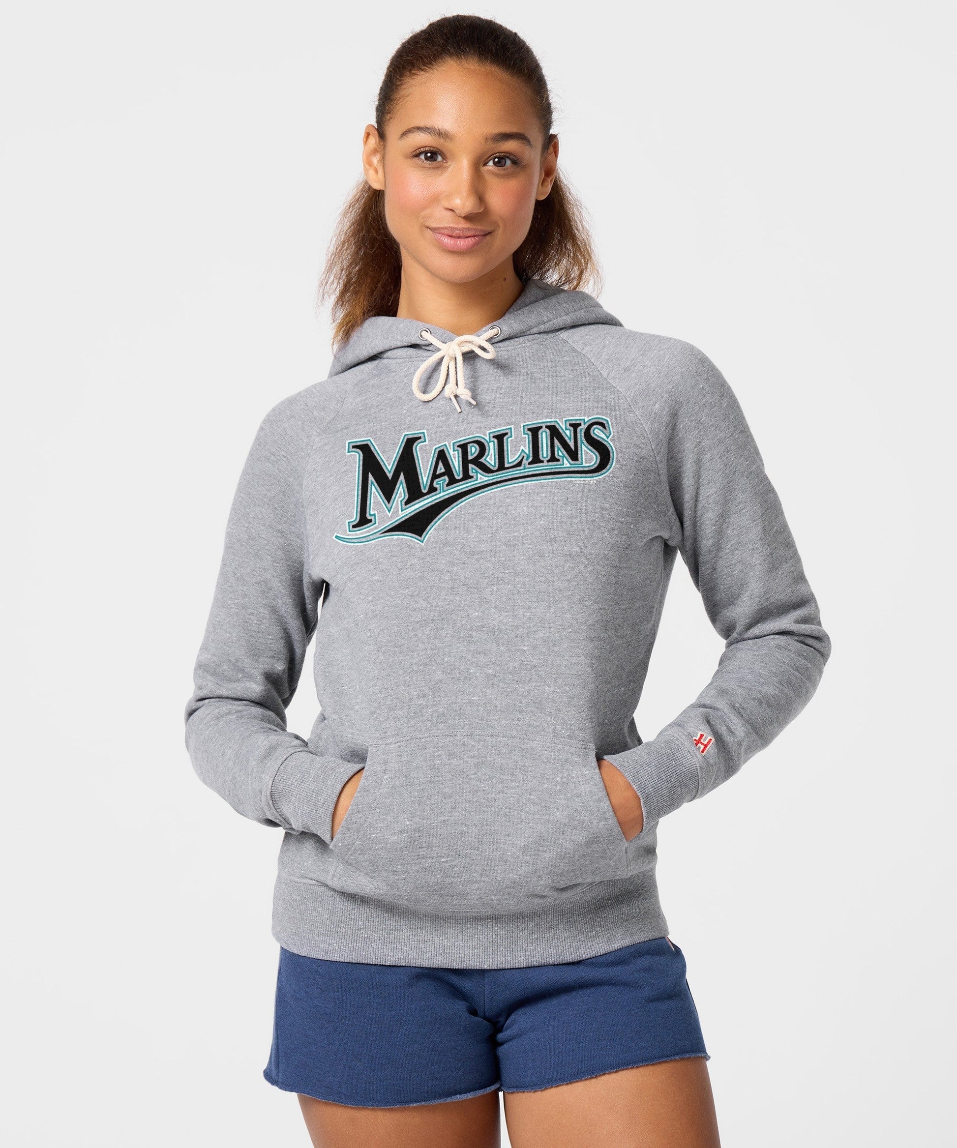Women's Florida Marlins Jersey Logo '93 Hoodie