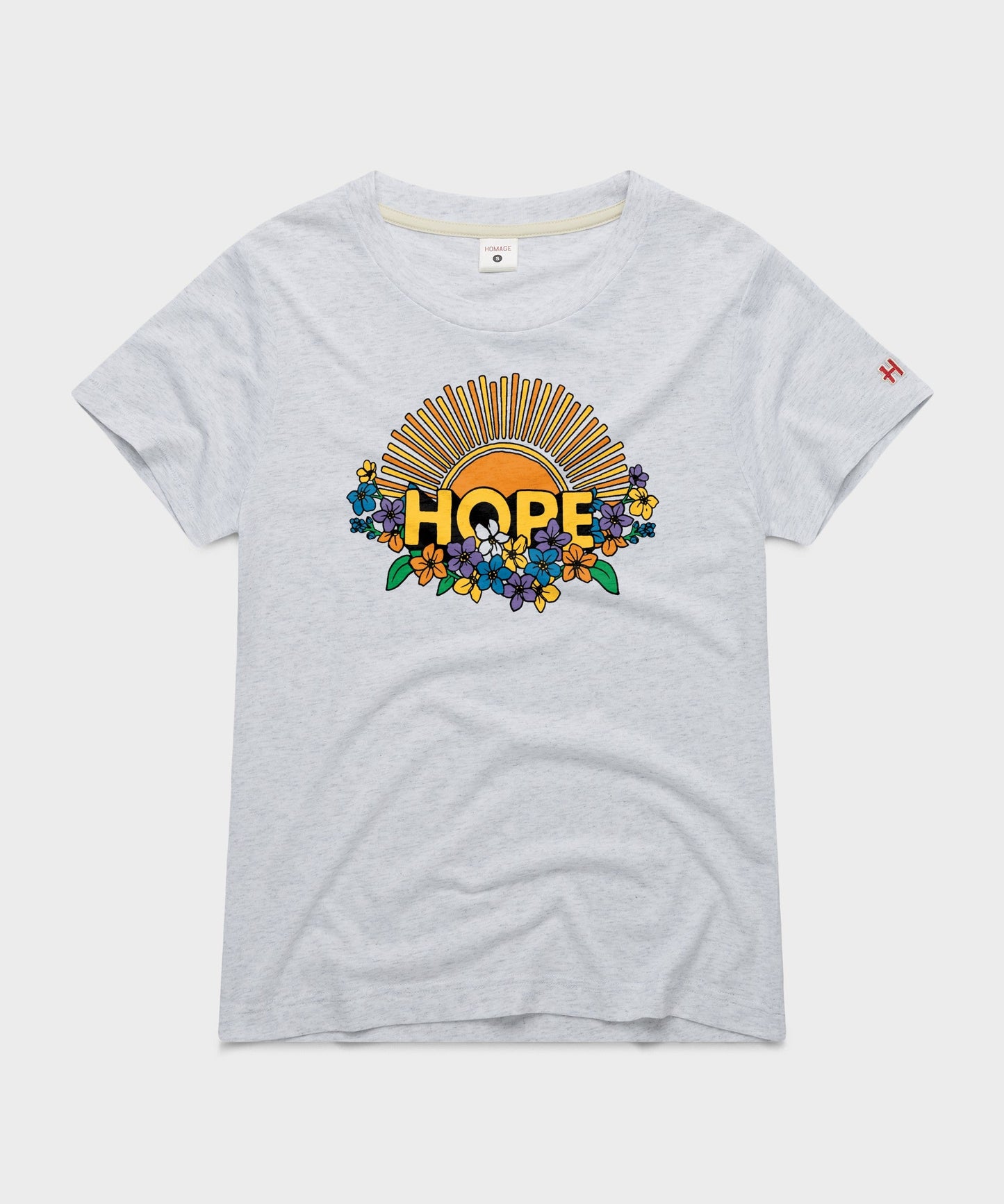 Women's Hope Sun And Flowers