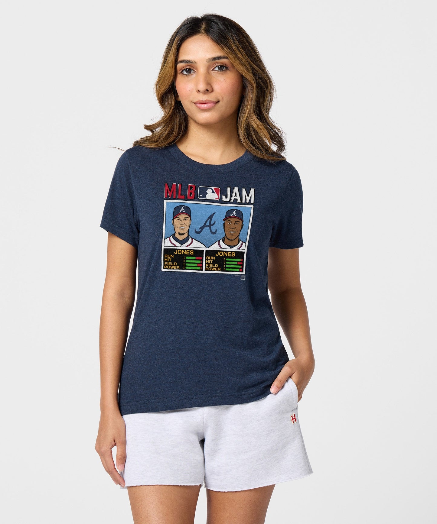 Women's MLB Jam Braves Jones and Jones