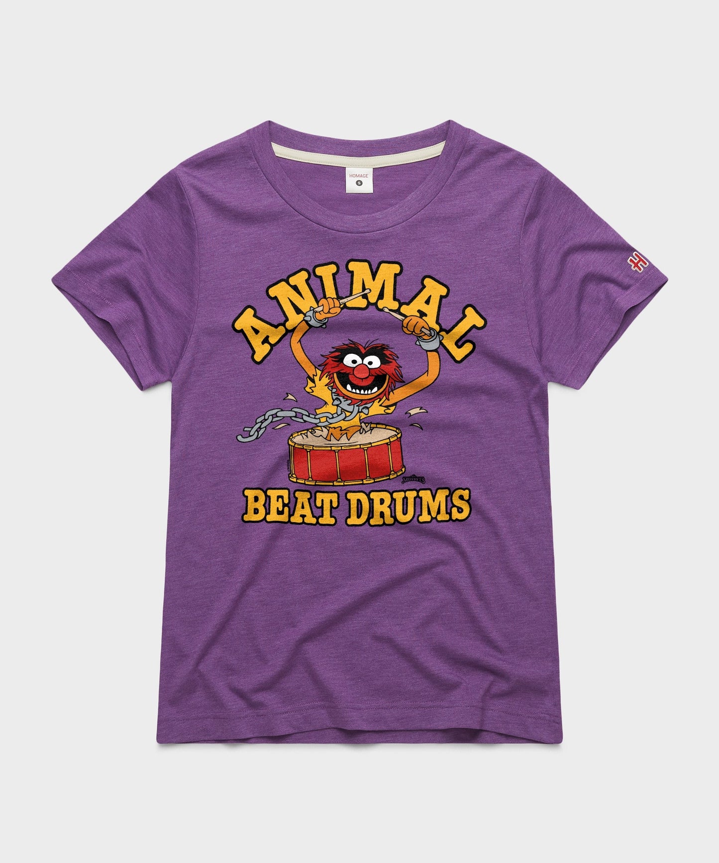 Women's Muppets Animal Beat Drums T-Shirt